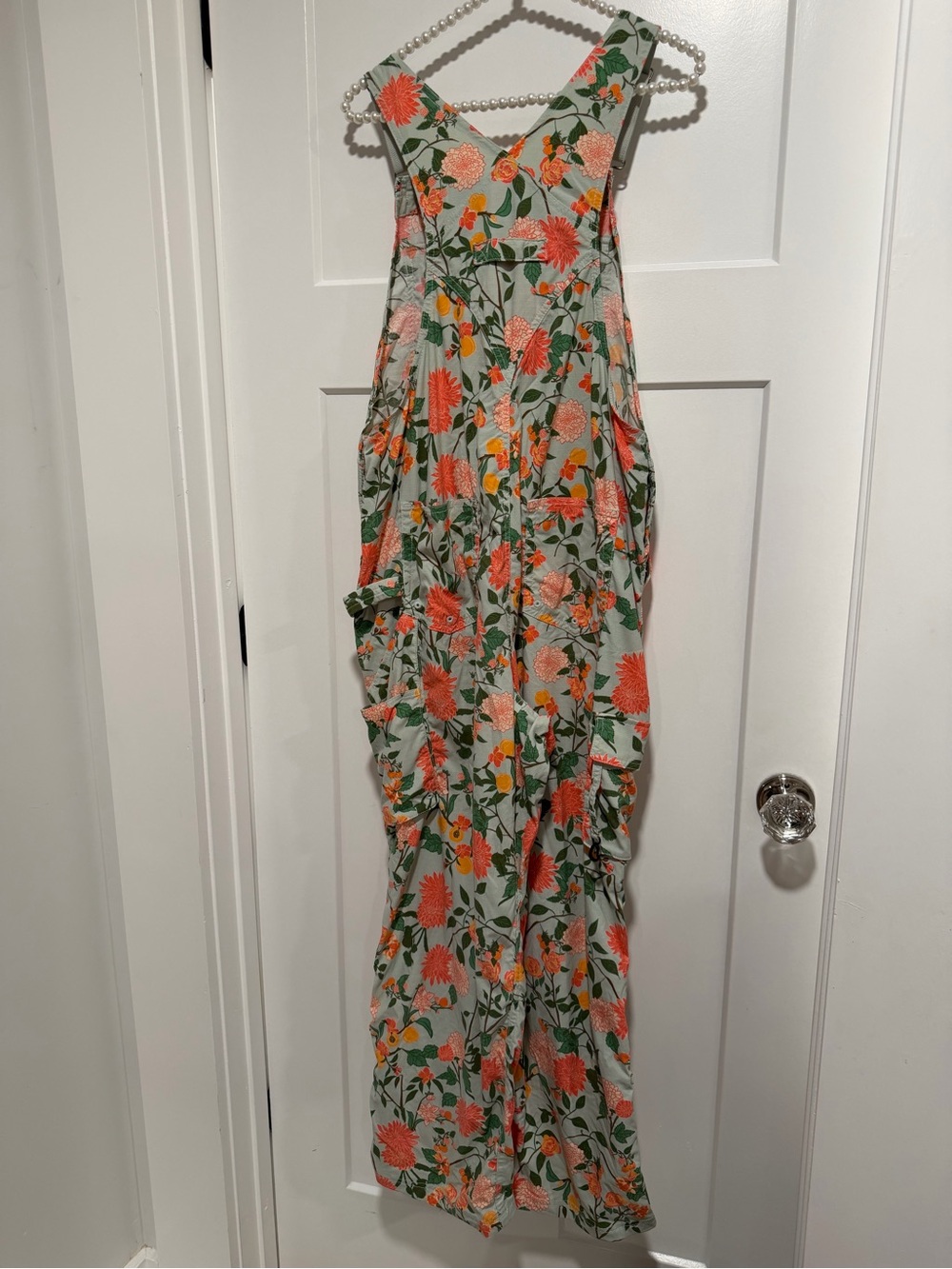 Duluth Trading Co. Mint Dahlia floral print overall - Picture 7 of 7